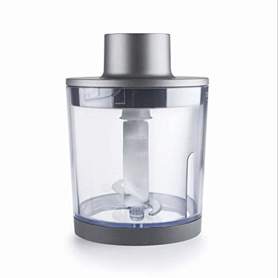 Lacor - R61668C - Chopper for the Lacor Titan Pro electric whisk (ref. 61668 and 61669), 18/10 stainless steel blades, BPA-free container, Ø 12 x 18 cm, Graphite