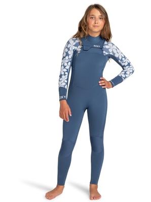 Roxy 4/3 Swell Series Girl FZ GBS Combinaisons humides Fille, Wild Wind Drifter Floral, XL