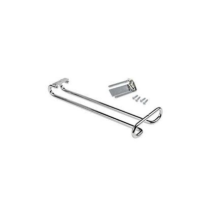 EMUCA - Suporte para copos pendurados, suporte para copos para móveis, bar ou estante de aço cromado, 28 cm