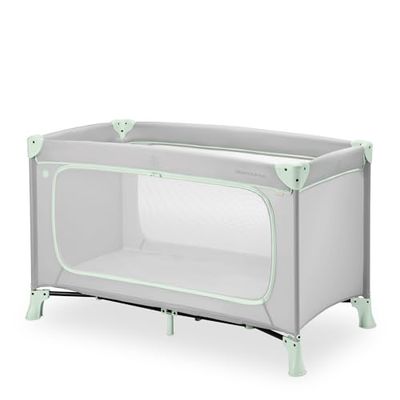hauck Dream N Play Plus Cuna de Viaje Bebe, Parque Infantil Bebe desde el Nacimiento, Cuna Bebe Viaje con Bolsa de Transporte, Parque Bebe Plegable, Compacta - Dusty Mint