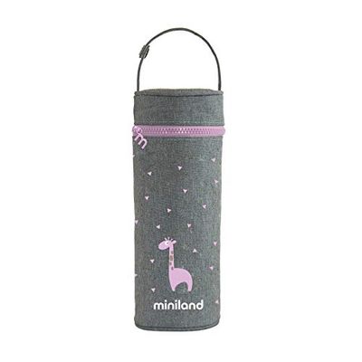 Miniland - THERMIBAG ROSE 350ML, isolerad och skyddande väska för isolerade kannor, 89242