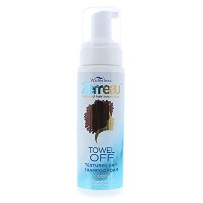 Zerreau Towel Off Shampoing moussant texturé pour cheveux Parfum noix de coco Sans eau ni rinçage Convient à tous les types de cheveux 180 ml