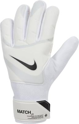Nike Unisex Kids keepershandschoenen Nk Gk Match Jr - Ho23, wit/pure platinum/zwart, FJ4864-100, 4