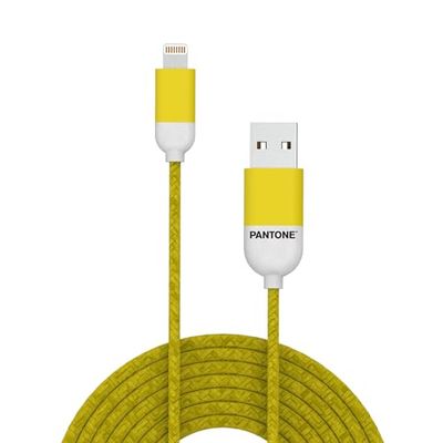 CELLY PT-LCS001-5Y CABLE DE TELéFONO MóVIL AMARILLO 1,5 M USB A LIGHTNING