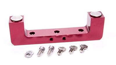 ProForm Ponte Ponte, Magnetico, Fori Fino a 4-1/2", Alluminio, anodizzato Rosso, ciascuno