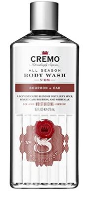 CREMO Bourbon & Oak gel doccia per tutte le stagioni - 473ml