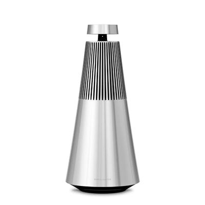 Bang & Olufsen Beosound 2 (3.ª Generación), Elegante y potente altavoz WiFi para el hogar con sonido envolvente de 360 grados, de pie o para estantería, Natural