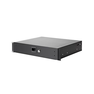 Adam Hall 19" Parts 87402 A cassetto per rack 2 HE Alluminio, Nero