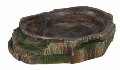 Trixie - Ciotola per Acqua e Cibo per rettili, 18 x 4,5 x 17 cm