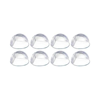 hauck Corner Me 2 Protector Esquinas Bebes, para Cantos de Mesas y Muebles, Esquineros Protectores, Kit de Seguridad para Bebés, Material de Silicona Suave, Set de 8 Unidades, Transparente