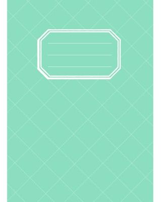 Perfect Notebook for School & Work – 110 Pages, Lined, 7.5 x 9.25 Inches turquoise cover