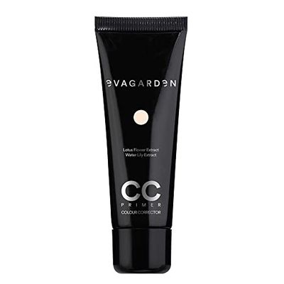 Evagarden CC Primer - Correttore e primer, 105 ivory, 25 ml