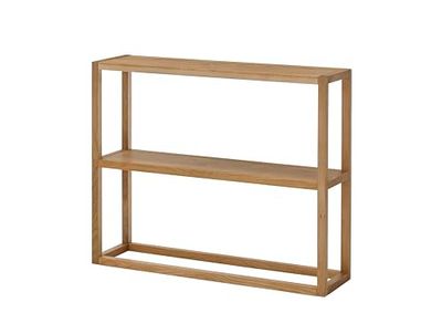 Robas Lund, konsol-/garderobsbord BanTRY, massiv ek, naturoljad, med hylla, B/H/D: 99/80/26 cm
