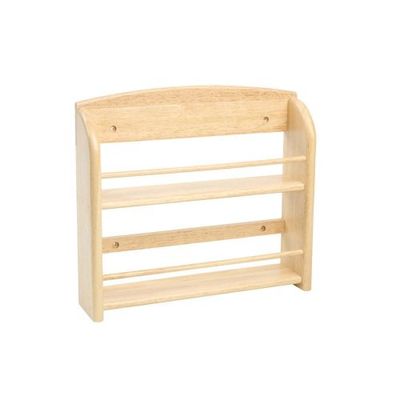 T&G Woodware Scimitar JAR-12 - prateleira para especiarias de parede com fixações (latas não incluídas)