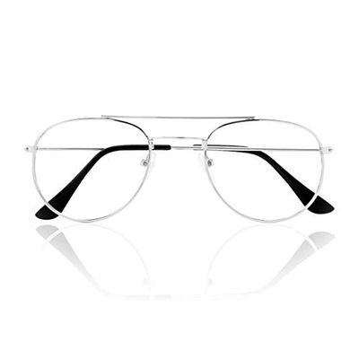 Prontoleggo Occhiali da Lettura Aviator Argento +3,50