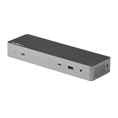 StarTech.com Docking Station Thunderbolt 3 o USB-C - 2x DisplayPort 1.4 4K 60Hz o 2x HDMI - 1x 8K - USB Tipo C - PD 96W (TB3CDK2DHUE)