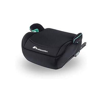 Bebeconfort Bälteskudden Manga i-Fix, ISOFIX-bälteskudde, lätt bilbälteskudde, från 6 år upp till 12 år, 22–36 kg, 128–150 cm, Black Mist