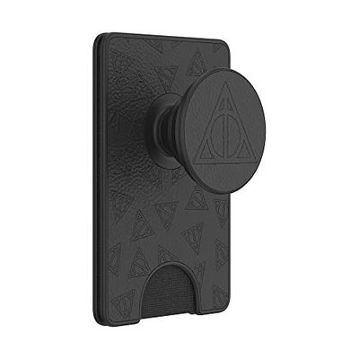 PopSockets PopWallet+ con un PopTop Intercambiable Integrado para Teléfonos Móviles y Tablets - Deathly Hallows