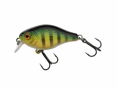 Berkley Pulse Fry Ondiep Crankbait Visaas, Ultra-Realistisch Hard Bait, Drijvende Minnow voor Baars, Forel, Hoge Werpbaarheid, Strak Punt Werpend Ondiep Duikend Crankbait, 3.8cm, Roodkop