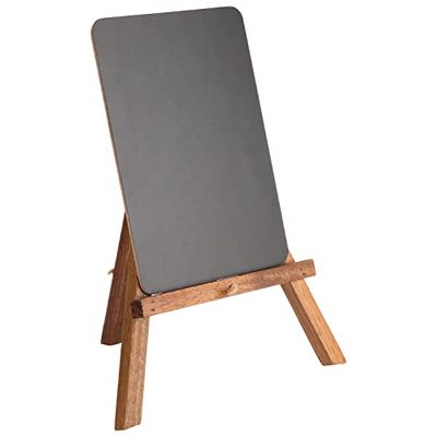 APS 71531 mini-ezel, 2-delig, standaard van acaciahout, 19,5 x 15 x 24 cm