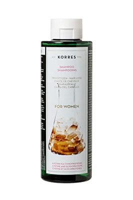 KORRES Cystine & Glycoproteins Anti-Hair Loss Shampoo for Women, Silicone and Paraben Free, 250 ml