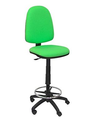 Piqueras y Crespo T04CP kruk, ergonomisch, in hoogte verstelbaar, met voetensteun, pistache