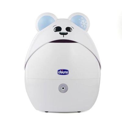 Chicco Aerosol Super Soft Orso, Per Neonati Bambini e Adulti, Aerosol Portatile, Pratico ed Efficace, Con Due Mascherine Morbide ed Ergonomiche, Con Boccaglio e Forcella Nasale, 0 Mesi+