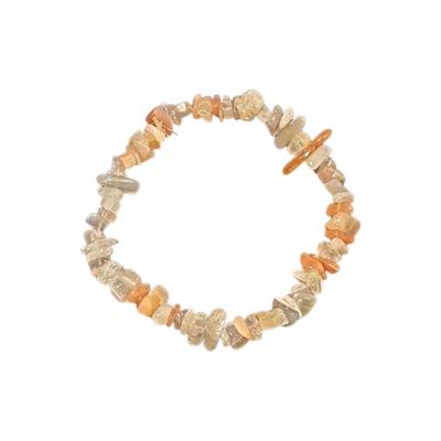 VIE Naturals Gemstone Chip Stretch Bracelet, Multi Moonstone