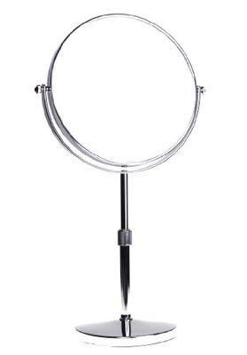 HIMRY Miroir sur Pied réglable en Hauteur 5 x grossissement 8 en Miroir cosmétique Rotatif à 360° Sopo Tomas Ulbrich KXD3114-5x Miroir grossissant 5X Chromé