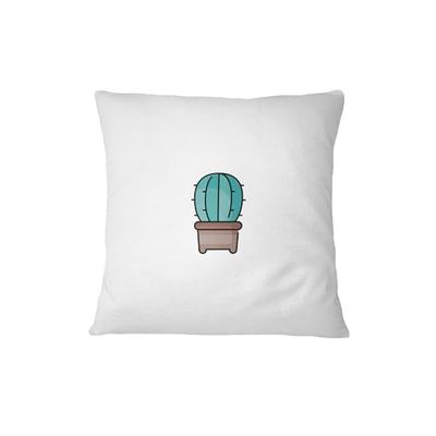 Bona Basics, Taie d'oreiller décorative Décoration de la Maison pour canapé, cafétéria, Taille: 45X45 cm, Couleur: Blanc