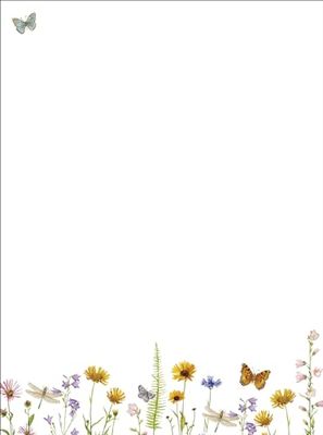 Wildflower Garden Boxed Stationery Set (30 Sheets, 24 envelopes)