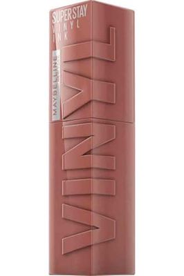 Maybelline New York Lip Colour, Smudge-free, Long Lasting up to 16h, Liquid Lipstick, Shine Finish, SuperStay Vinyl Ink, 120 Punchy