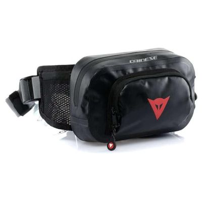 Dainese - Explorer Waist Bag 1.8L, wodoodporna saszetka biodrowa, dla mężczyzn i kobiet, czarna, Czarny (Black), Wodoodporna saszetka nerka