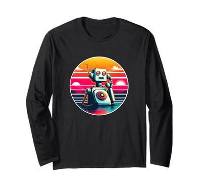 Telefono robotico robot robot robot hinget gust ingegnere Maglia a Manica