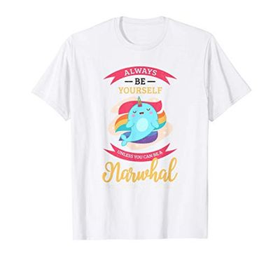 El gracioso Narval siempre serás tú mismo el unicornio del r Camiseta