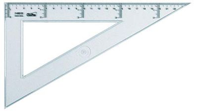 SAFTA – Squadra di Vetro, 25 cm, 4202925