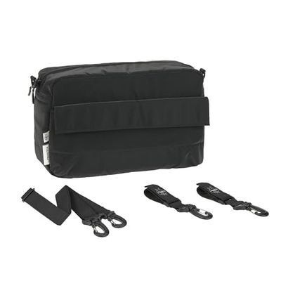 Lässig Bébé Organisateur de poussette Sac à bandoulière Sac pour poussette avec fixation pour poussette/Casual Buggy Organizer black