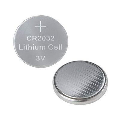 LogiLink CR2032B10 - Pila a bottone al litio, 3 V, confezione da 10 pezzi, colore: Argento