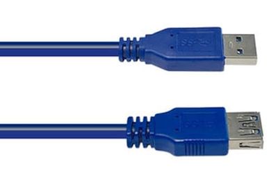 Levitantes Cable USB 3.0 Tipo A Macho a A Hembra, Alta Velocidad de Transferencia, Ideal para conectar Dispositivos y Ampliar Puertos USB.