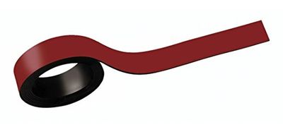 MAUL 65207 – 25 strisce magnetiche, (B) 20 mm x (l) 1.000 mm, rosso