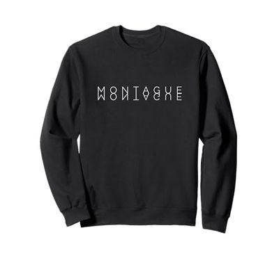 Montague Reflections - Personalized Mirrored Last Name Art Sweatshirt