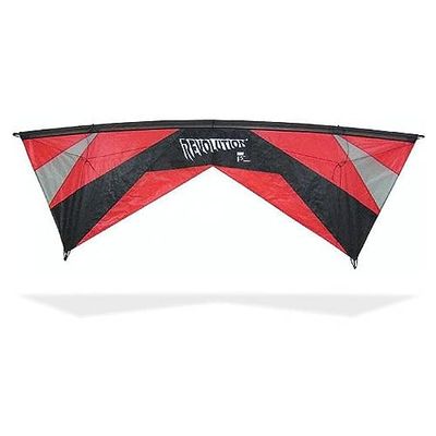 Revolution Kites-Vsrv00112 Cometa Reflex Experiencia, Color Rojo/Grey/Black, Talla única (EXP Red/Blk)