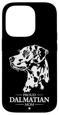 Proud Dalmatian Mom Funny Dog Owners Dalmatiner dogs Case for iPhone 14 Pro