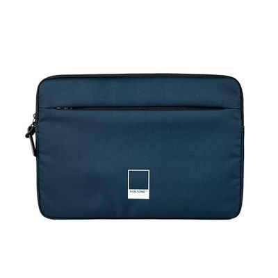PANTONE™ Urban - Housse Ordinateur 15 Pouces Laptop et Notebook Max 34x23x1,8 en Polyester, Pochette Ordinateur Portable 38x27x3, Sacoche avec Zip et Poche de Rangement pour Cables avec Trolley Sleeve