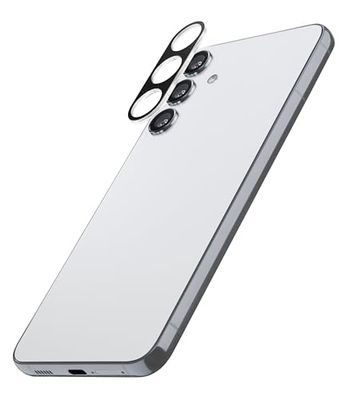 cellularline - Camera Lens - para Samsung Galaxy S24 - Vidrio templado para la protección de la cámara - Absorbe -Bright, Anti -Bold, Ultra Transparente, Anti -Imprint