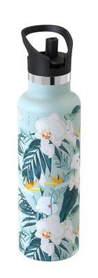 Super Sparrow Isolerad flaska - 18/10 ultralätt isolerad flaska - 750 ml - rostfritt stål flaska standardmun - barnflaska BPA-fri, för sport, resor, skola, kontor, hem