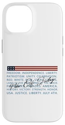 Libertà Indipendenza Libertà Patriottismo Unità Custodia per iPhone 14