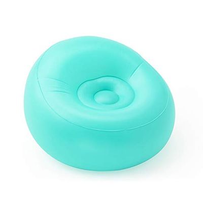 Bestway Inflatable Chair, PoshPod Armchair Indoor and Outdoor, Blue,107 x 102 x 61 cm