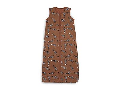Jollein Saco de Dormir de Verano con diseño de Jirafa de 90 cm, 100% algodón y Cierre de Cremallera, Color Caramelo