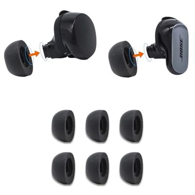 Comply 3 paia di tappi per le orecchie grandi in schiuma per Bose QuietComfort II e Ultra Ultimate Comfort Fit